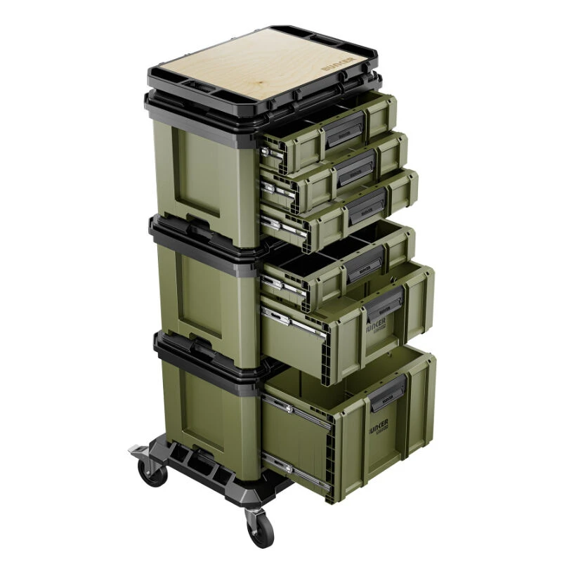 BUNKER Load-Up Coffre de rangement mobile, 5pcs
